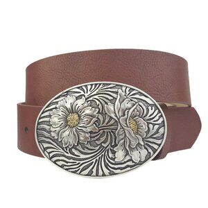 Western Sunflower Buckle w. plain belt